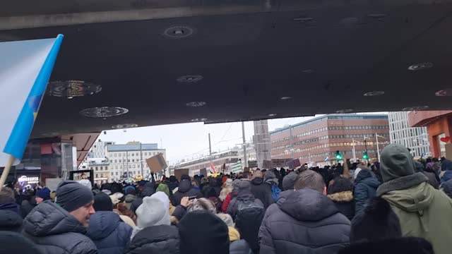 EXTREME DEMONSTRATION! OVER 5000 PEOPLE! Swedes have had enough on tyranny