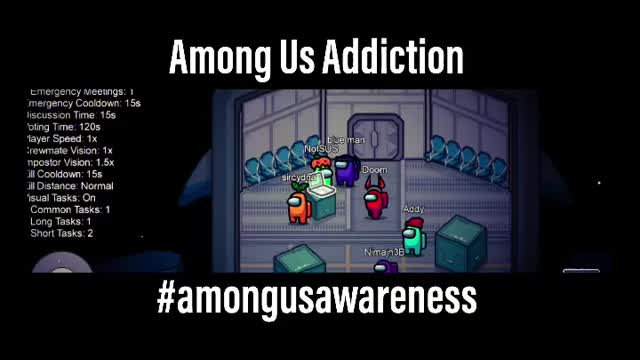 Among Us Addiction Spoof