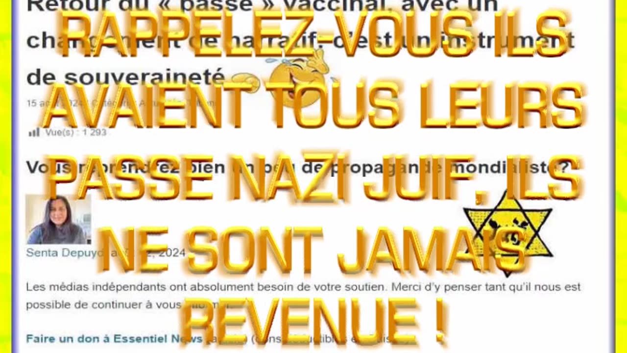 Rappelez-vous ils avaient tous leur passe nazi juif, ils ne sont jamais revenue !