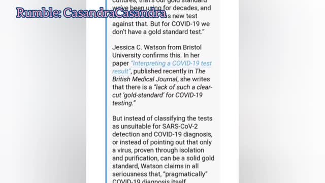 Never Isolated. CDC Fraud. CDC being sued.