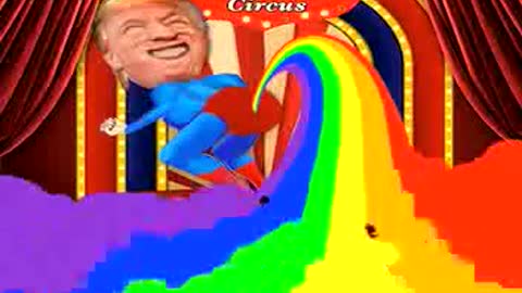 Trump farts rainbow 🌈🤣