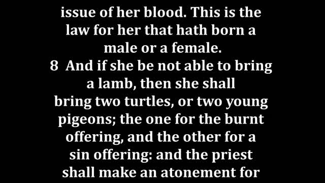 Leviticus 12 King James version