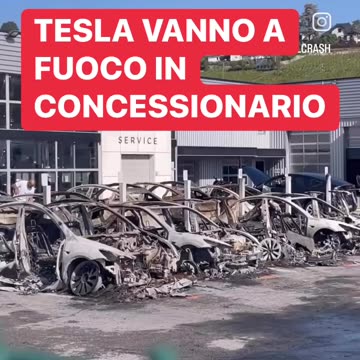 Tesla e-autók dominó effektusban kiégtek