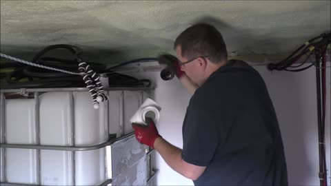 First Flush System Inside Tiny House