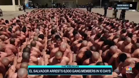 EL SALVADOR ARRESTED 6000 GANG MEMBERS in 10 DAYS