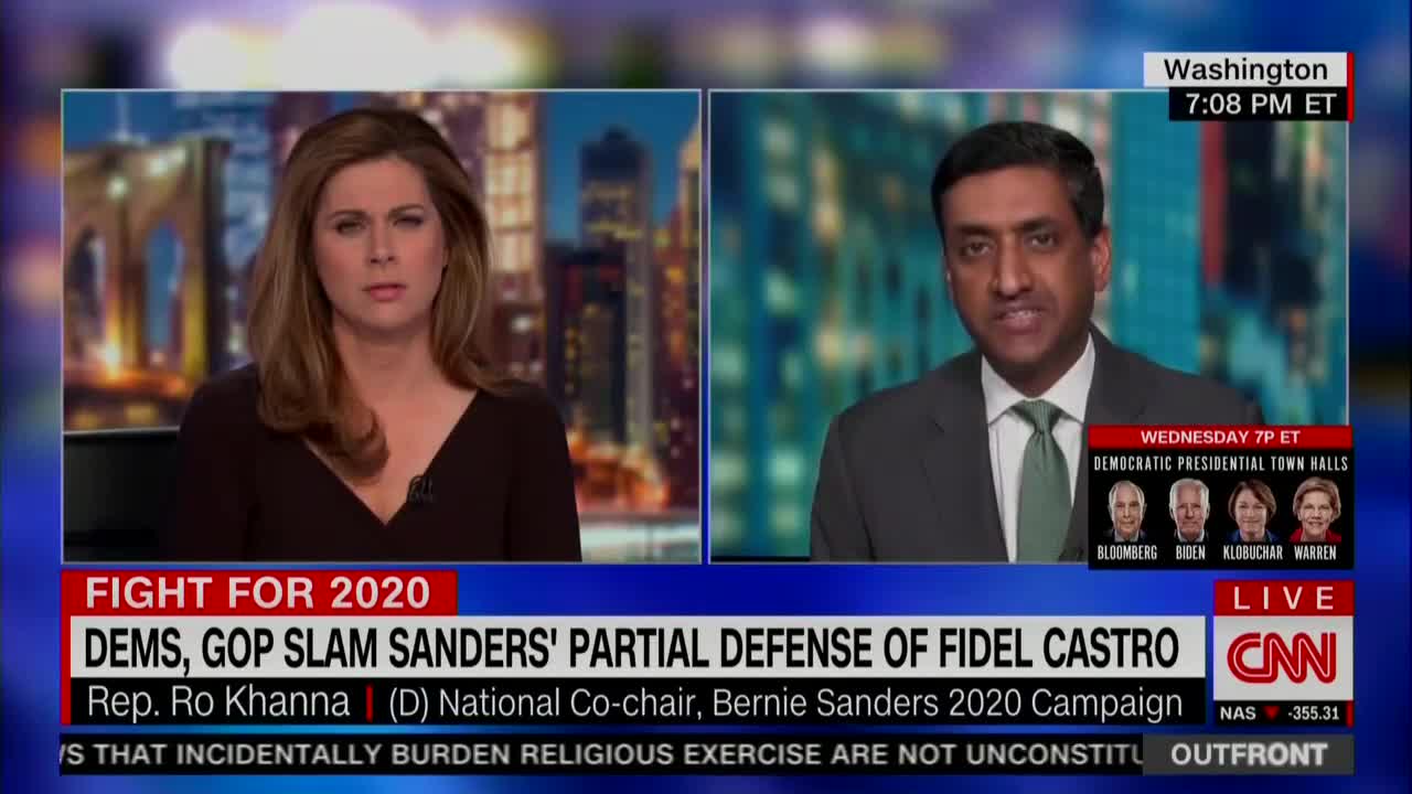 Sanders campaign co-chair defends the comments about Cuba