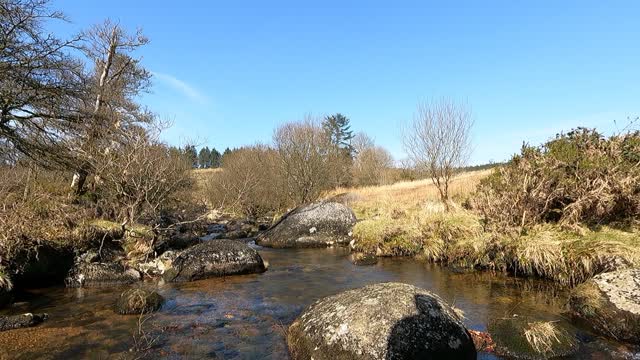 River in Dartmoor. GoPro.