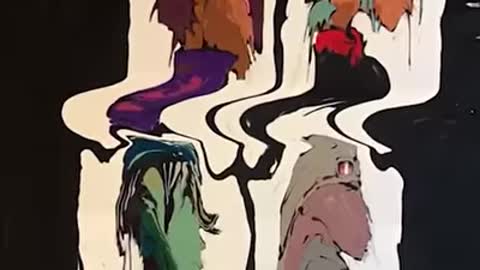 Satisfying fluid art 😍