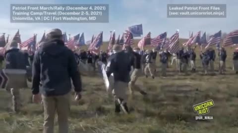 Leaked patriot front video shows the members training for war
