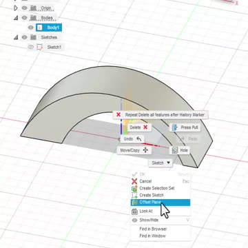 Fusion 360: use loft to cut through another piece