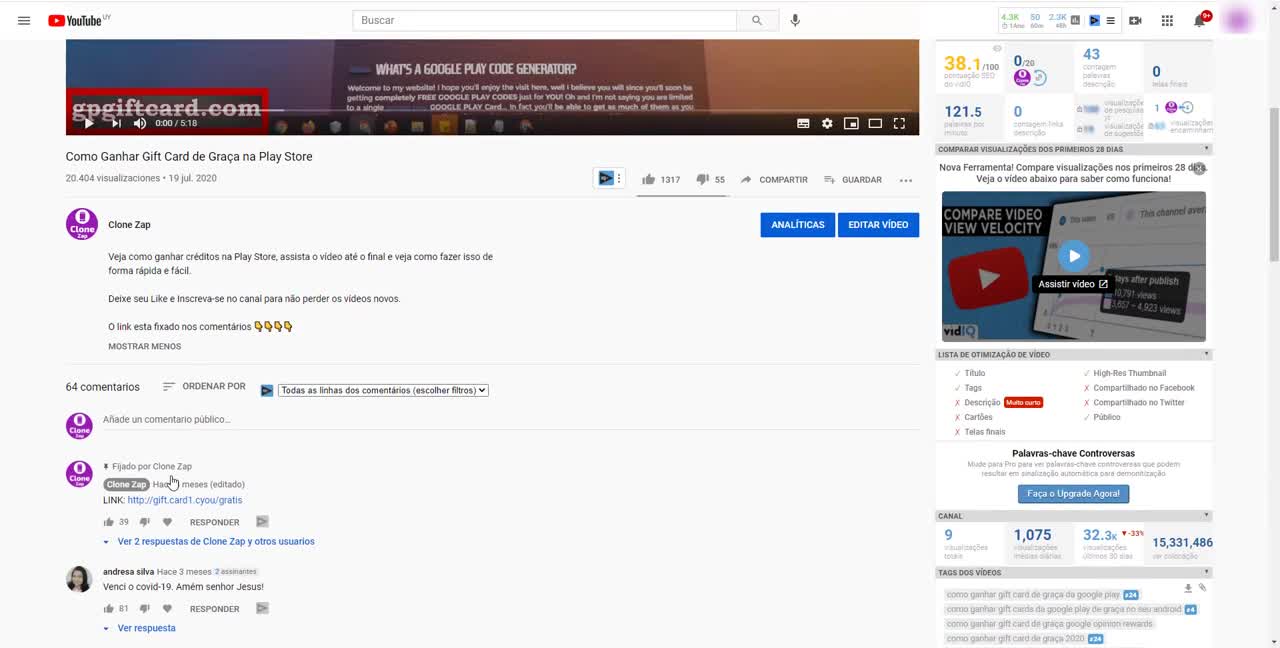 Como Ganhar Dinheiro na Internet (Depósitos PayPal) | Ganhar Gift Card de Graça