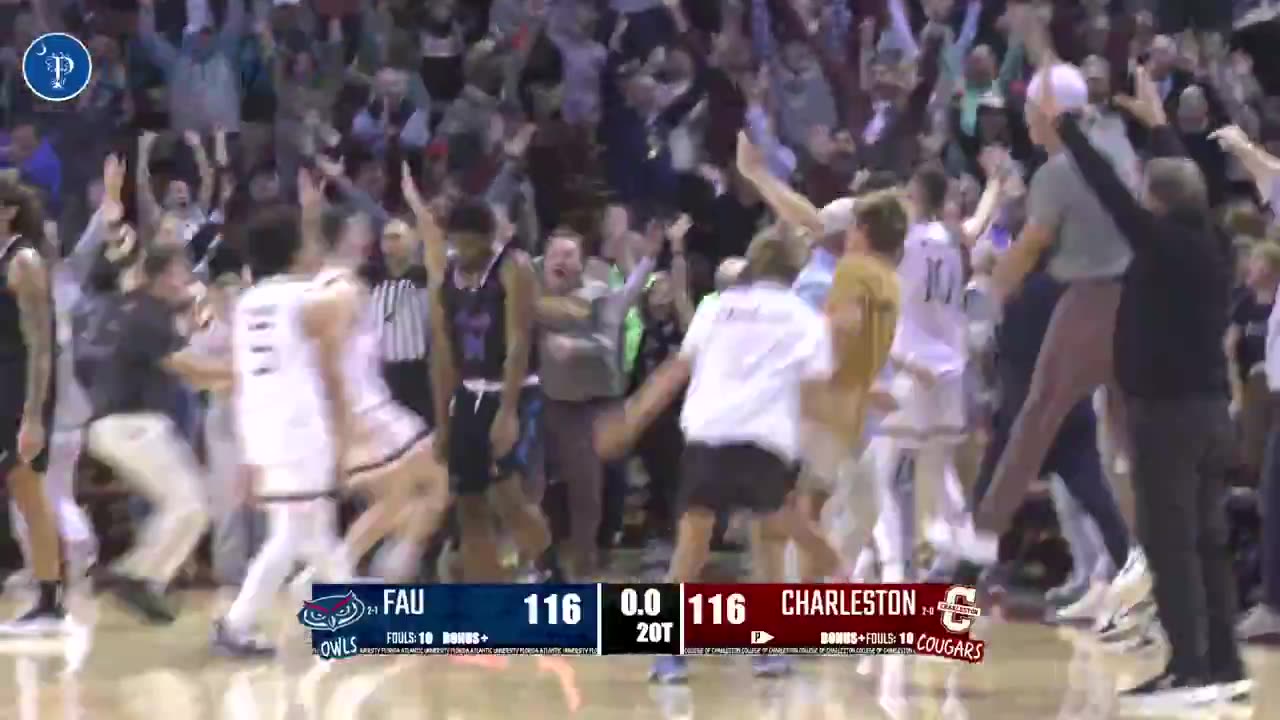 Charleston Hits a Buzzer-Beater to Steal the Win! 🎯 #MarchMadness #NCAA