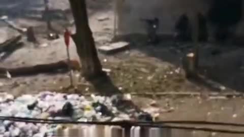 Chechen units in street fighting for the liberation of Mariupol.