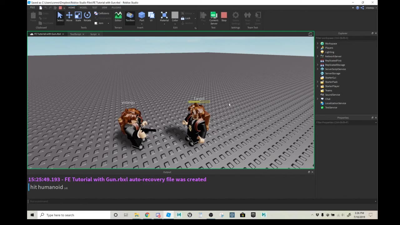 Roblox Studio: Remote Events