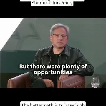 Why would Nvidia's CEO wish pain and suffering upon all the Standford grads?