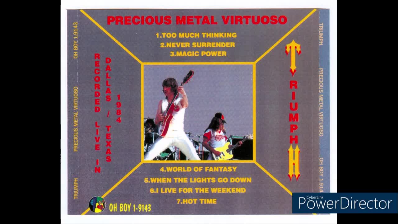 Triumph Live August 15, 1984 Dallas, TX