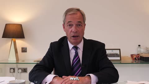 Nigel Farage gives update on milkshake attacker.