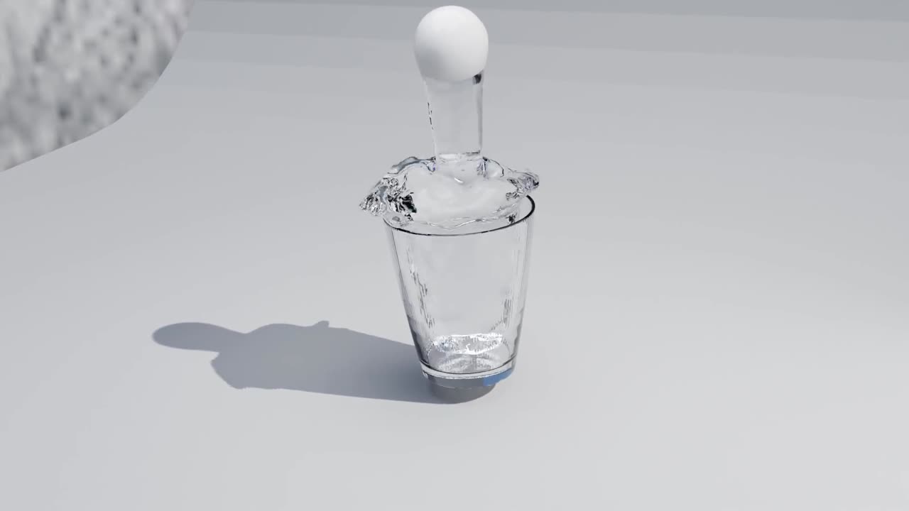 Water Physics test on Blender