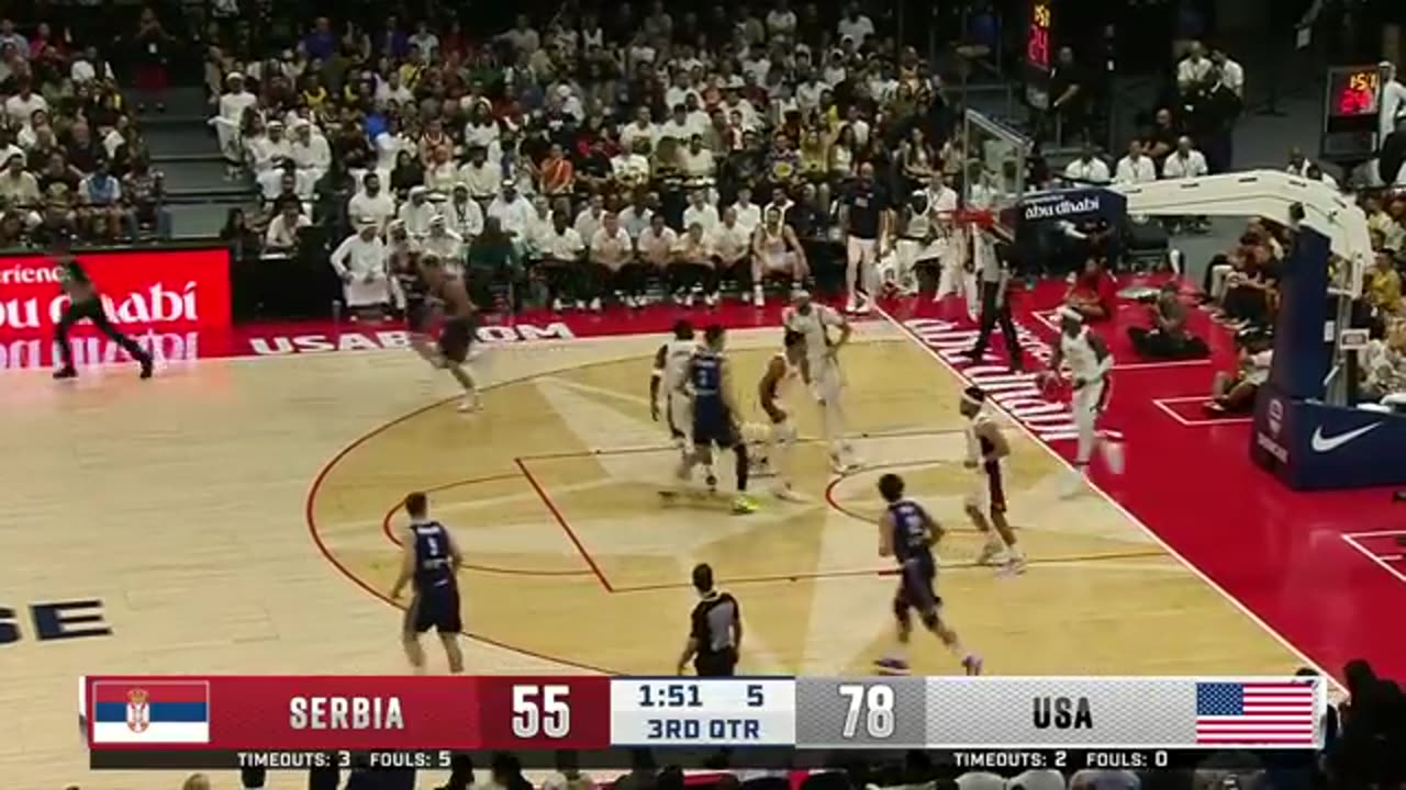 USA vs SERBIA | USAB SHOWCASE | FULL GAME HIGHLIGHTS | July 17, 2024