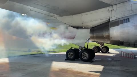 Compilation of Smokey Planes and Jet Engine Starts