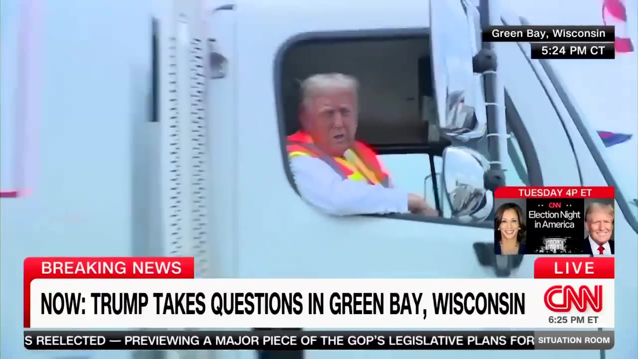 Trump Claps Back At The Harris Campaign: "How Do You Like My Garbage Truck?"