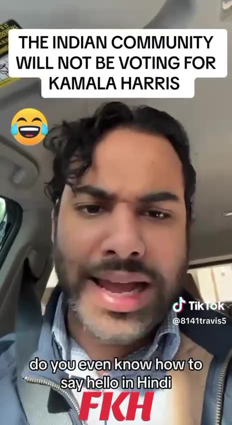 Indian community says f*ck Kamala Harris
