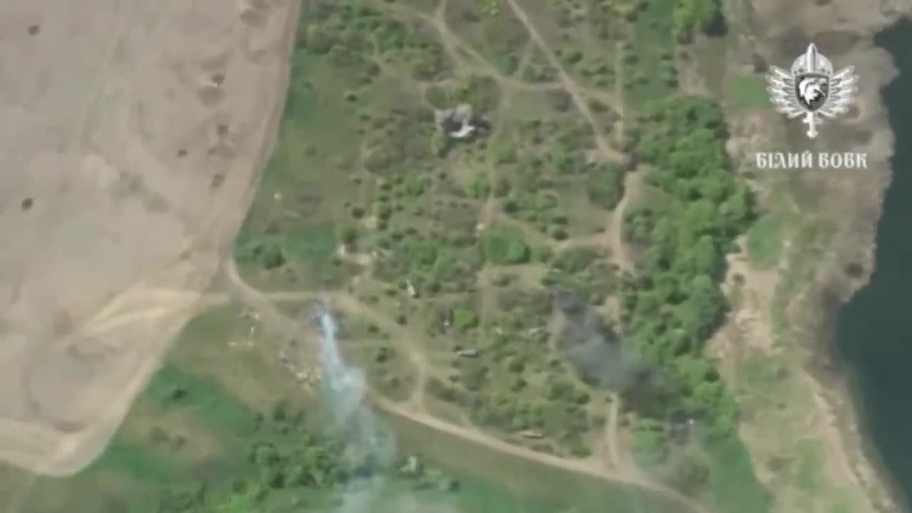 Ukrainian "White Wolf" Unit destroyed 14 MBTs and 2 BMPs by their drone-dropped munition strikes
