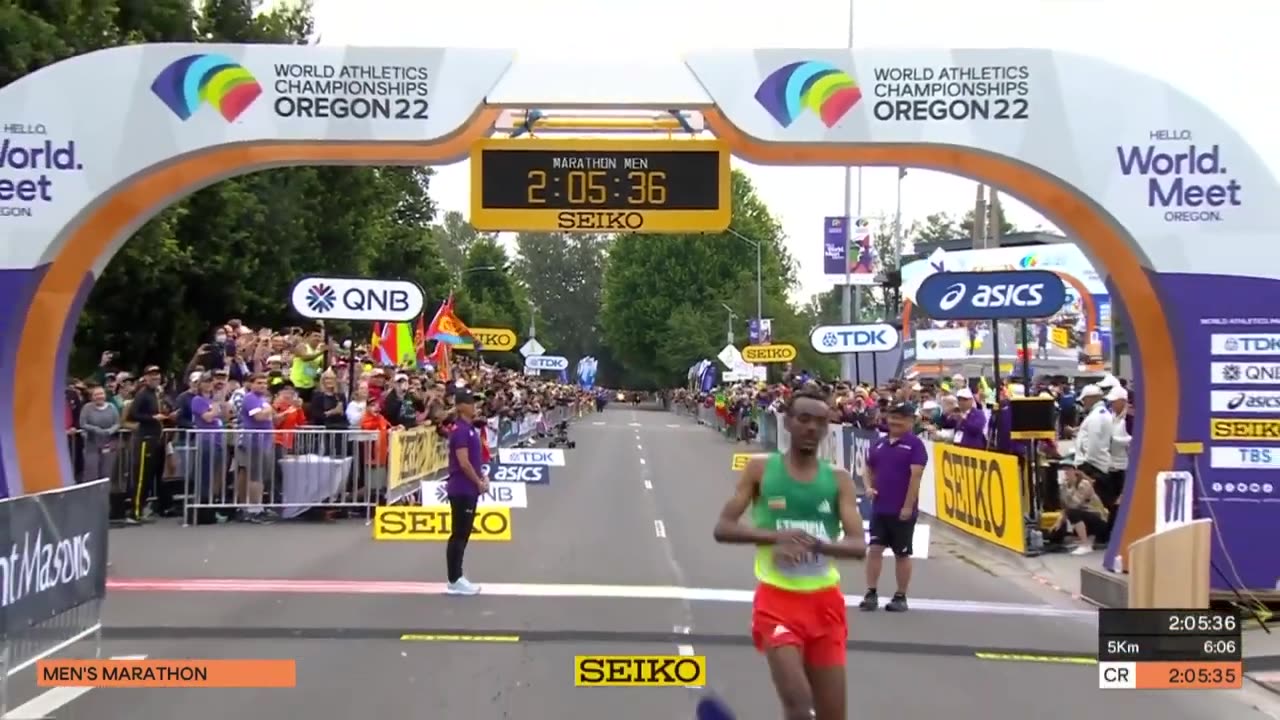 Ethiopia wins the first gold medal in Marathon at Paris Olymic by Tamirat Tola