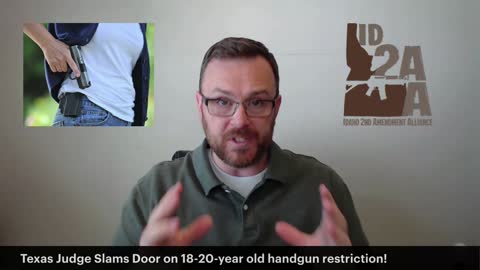 Texas Judge Slams Law Prohibiting 18 to 20-year Olds from Carrying Handguns