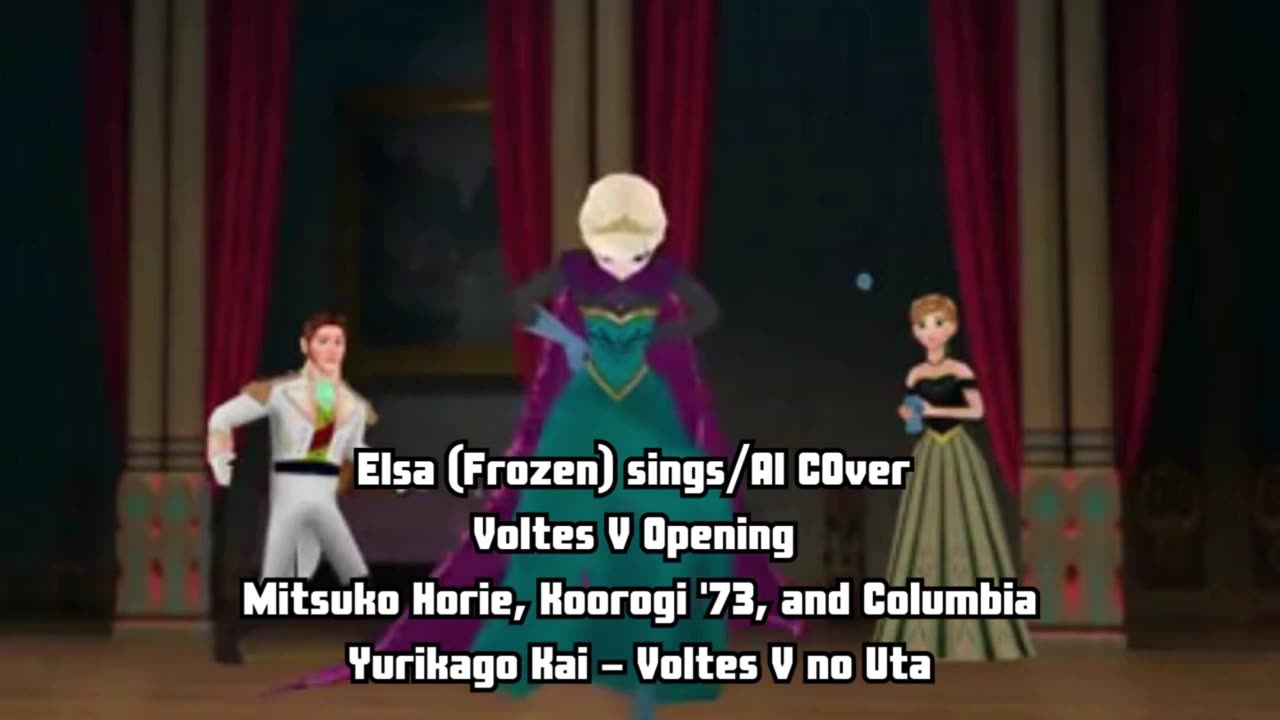 [Elsa (Frozen) sings/AI Cover]Voltes V Opening