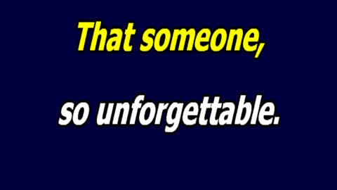 UNFORGETTABLE . Karaoke . Nat King Cole.