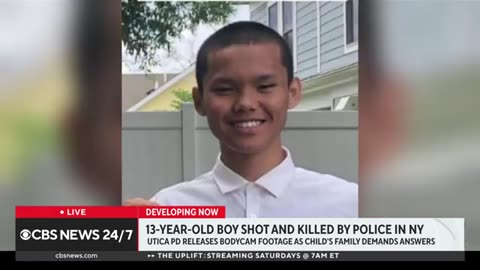 New York investigating Utica police stop after 13-year-old boy was killed CBS News