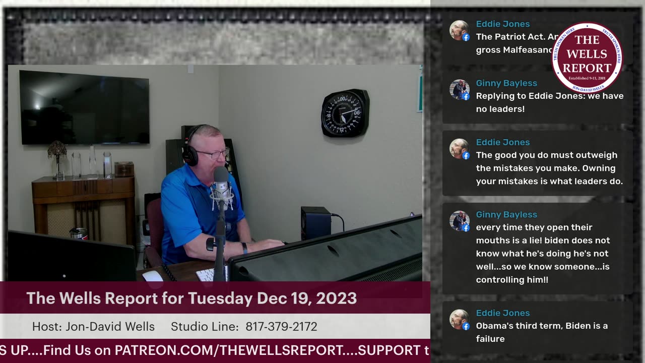 The Wells Report for Tuesday, December 19, 2023