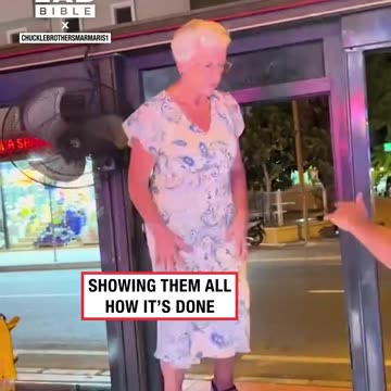 Granny having a boogie 💃