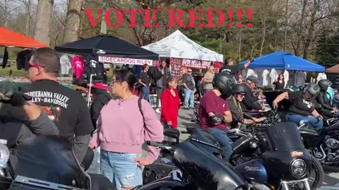 Bikers can't wait for election day