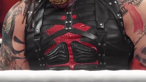 The Fiend Bray Wyatt with his Fiend title in WWE 2k24
