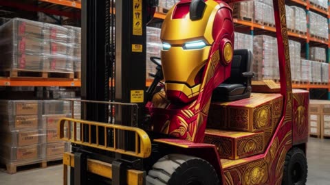 Superhero forklift version