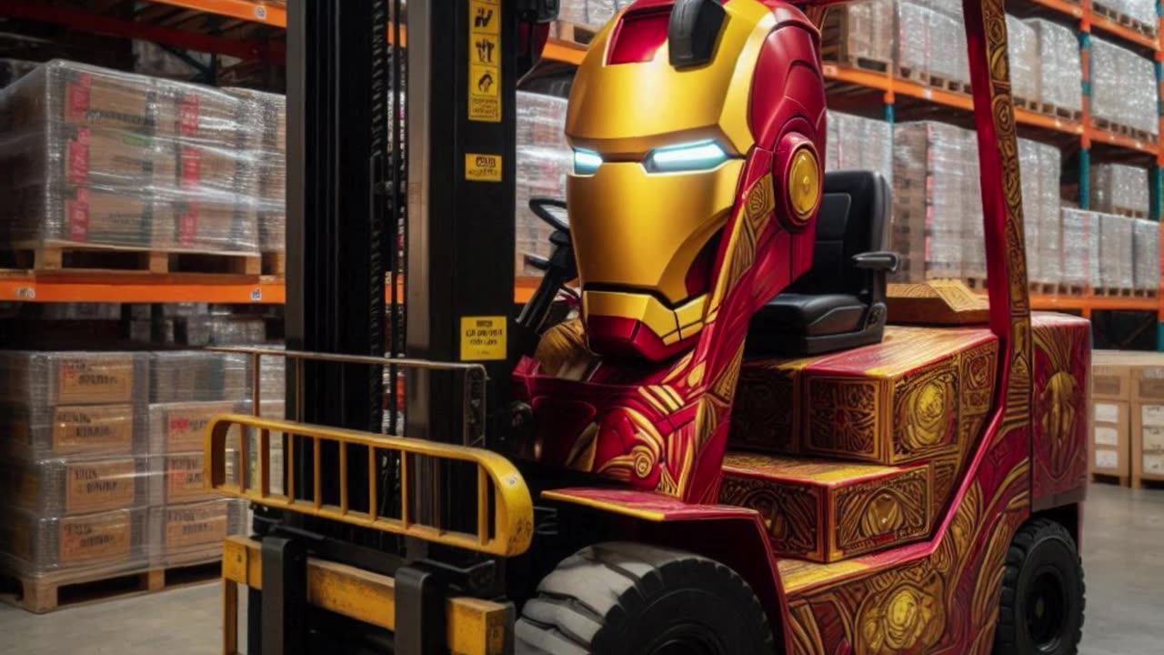 Superhero forklift version