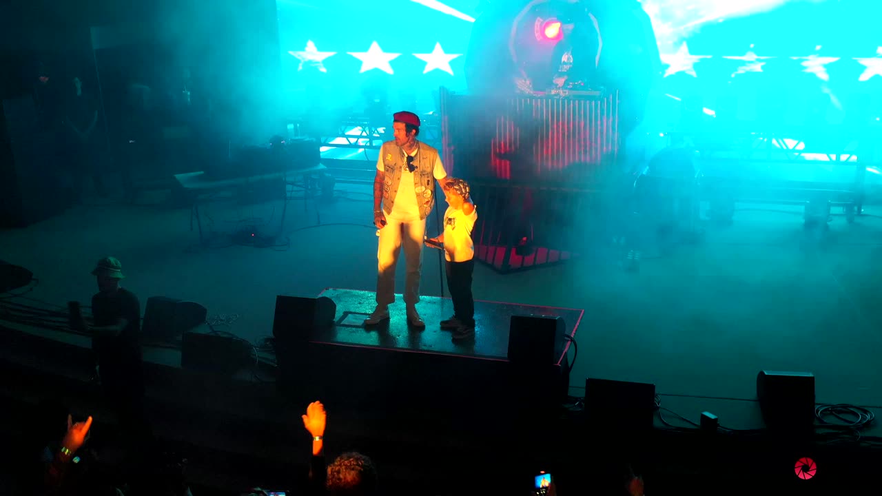 Yelawolf Bring Kid On Stage To Crowd Surf 4K Drone Footage