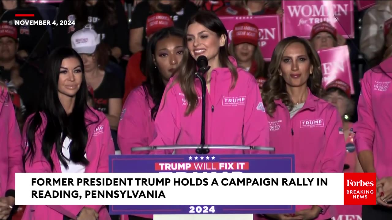 Lara Trump, 'Women For Trump' Sound Triumphant Note At Rally In Reading, Pennsylvania