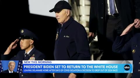 Biden to return to White House after recovering from COVID