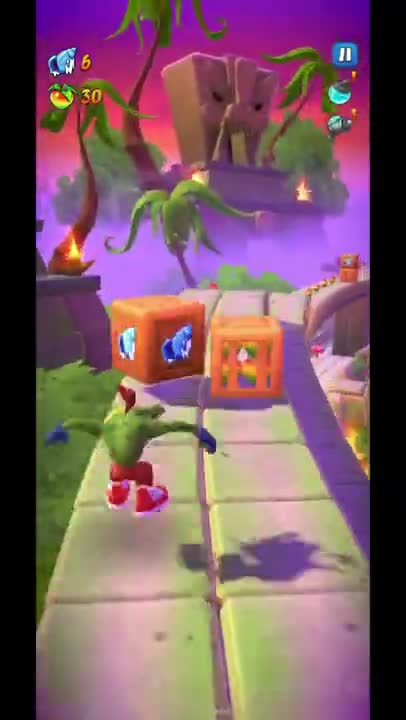 Dragon Crash Skin Gameplay - Crash Bandicoot: On The Run! (Season 3 Tier 10 Battle Pass Reward)