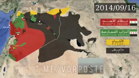 Interesting footage of the dynamics of the situation in the Middle East