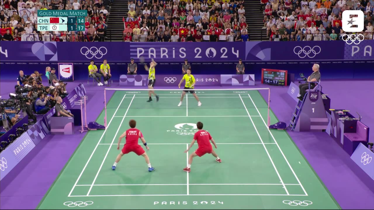WHAT A MATCH! 😍 | Badminton Men's Doubles Final | #Paris2024 #Olympics