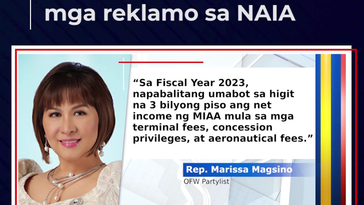 OFW Party-List, naghain ng resolution upang paimbestigahan ang mga reklamo sa NAIA