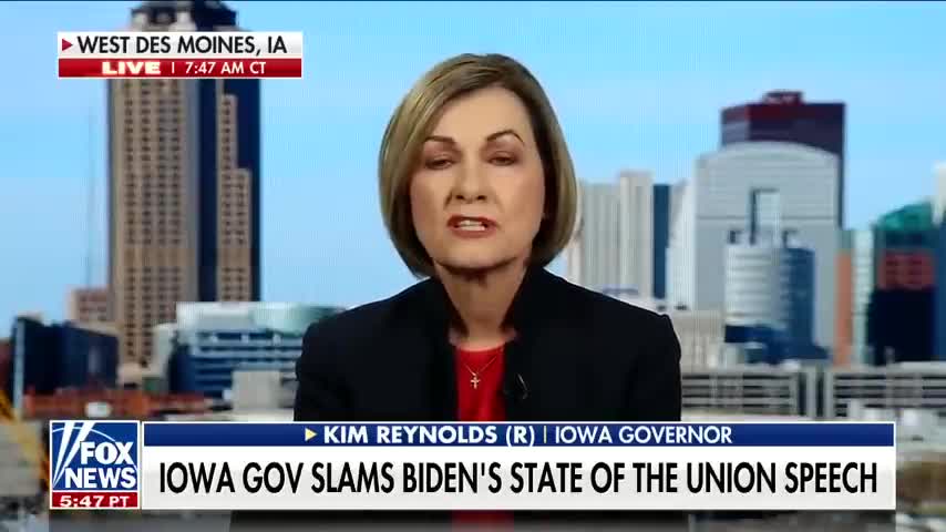 Iowa Gov. Kim Reynolds: Biden can't even unite his own party