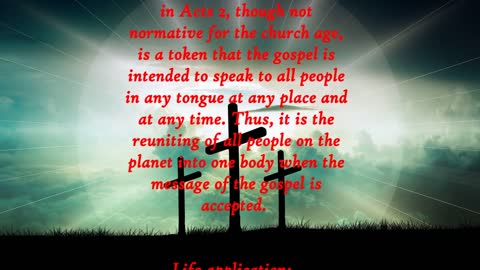 The Book of Acts 2:4 - Daily Bible Verse Commentary