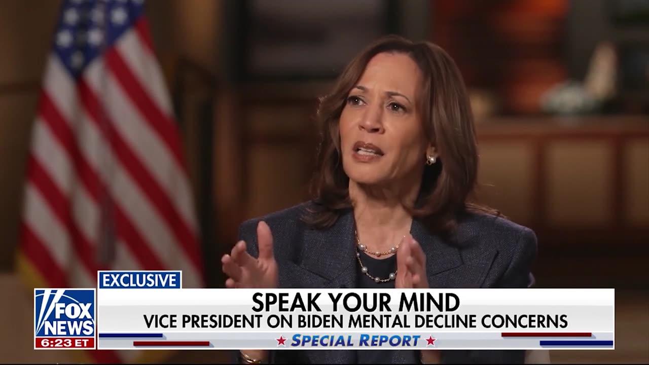 Kamala Harris said Joe Biden was just fine. Watch this video and you decide