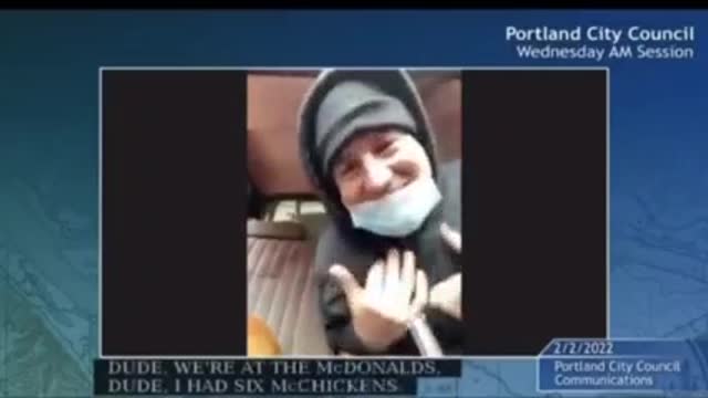 Lol! This guy played the PORTLAND city council meeting