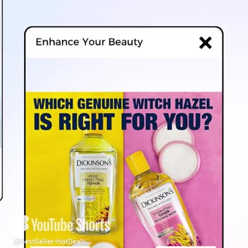 Dickinson's Enhanced Witch Hazel Hydrating Toner with Rosewater